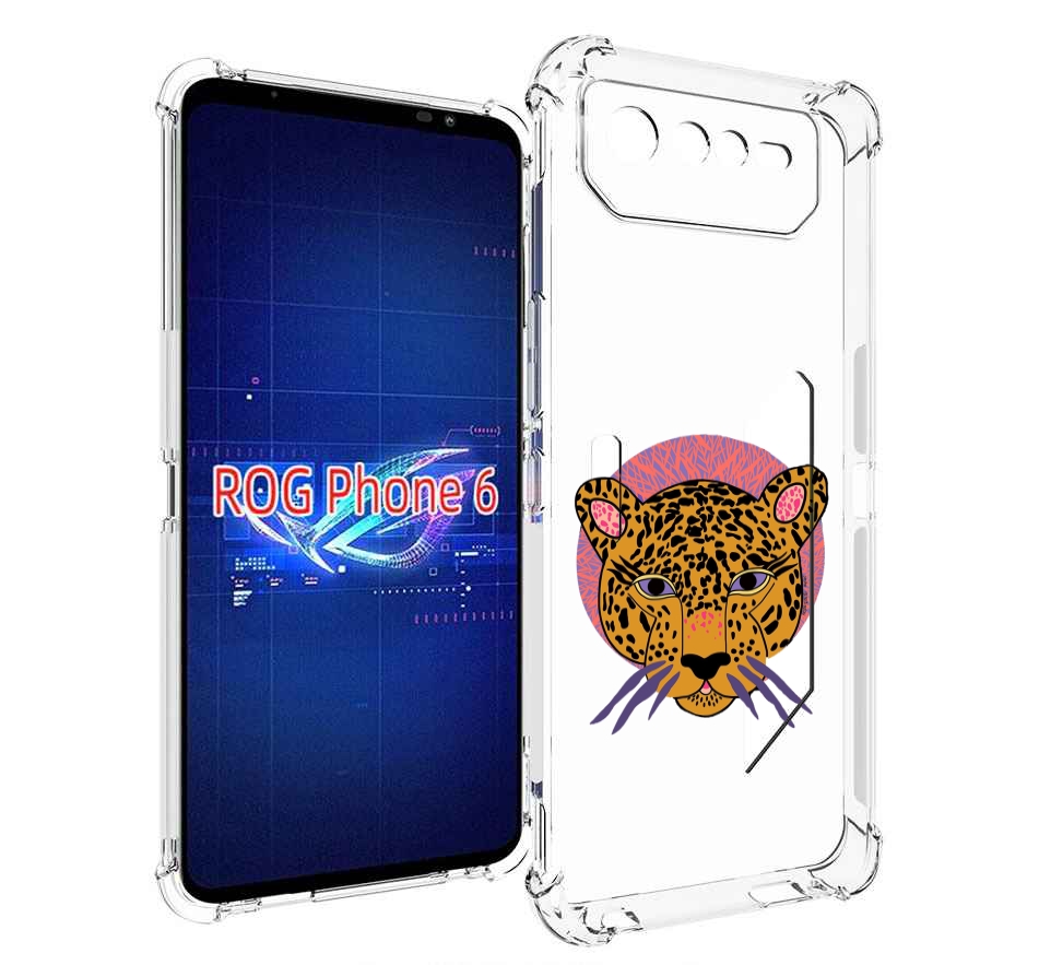 

Чехол MyPads тигр-в-кругу для Asus ROG Phone 6, Прозрачный, Tocco