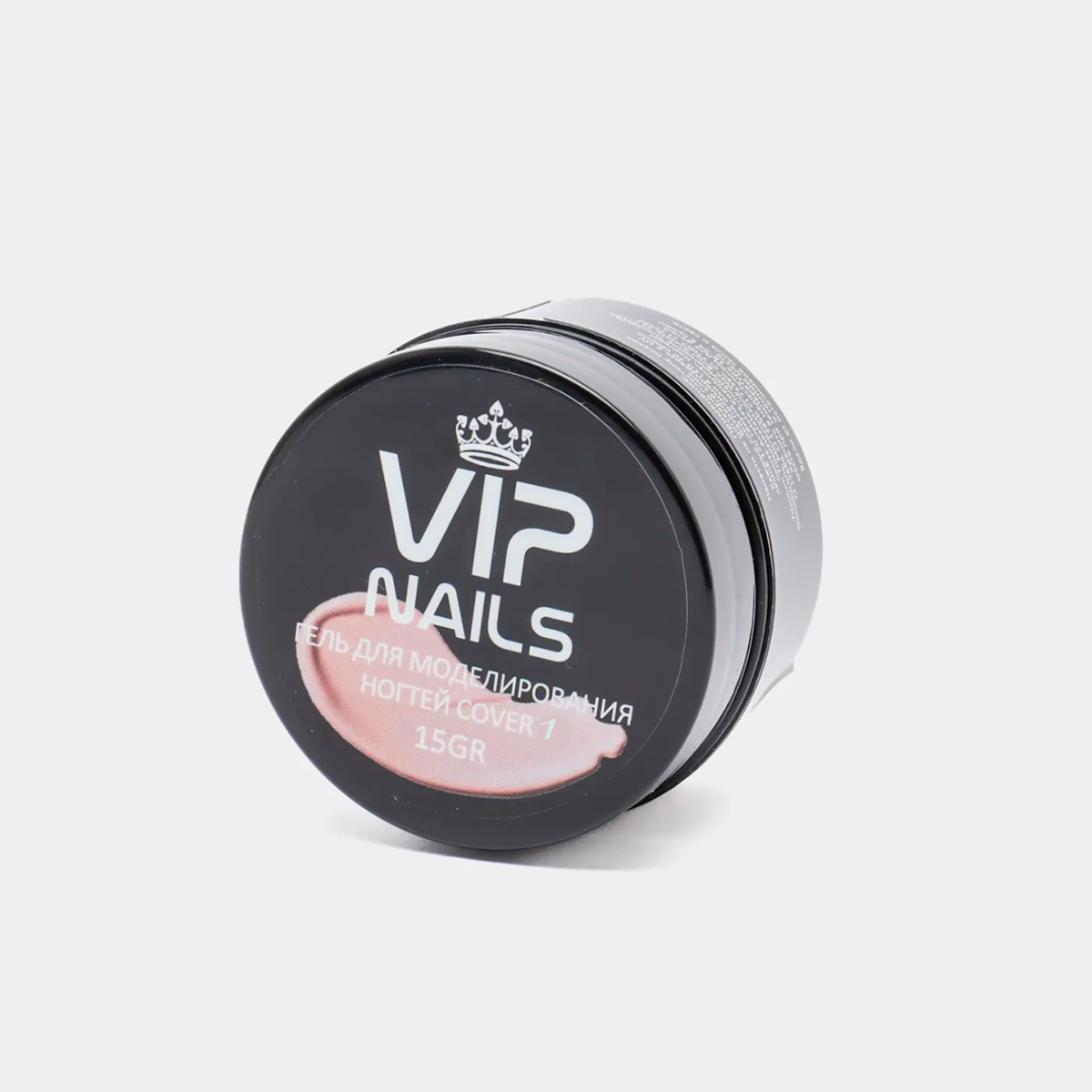 Твердый гель для наращивания и моделирования ногтей Vipnails color1 15г