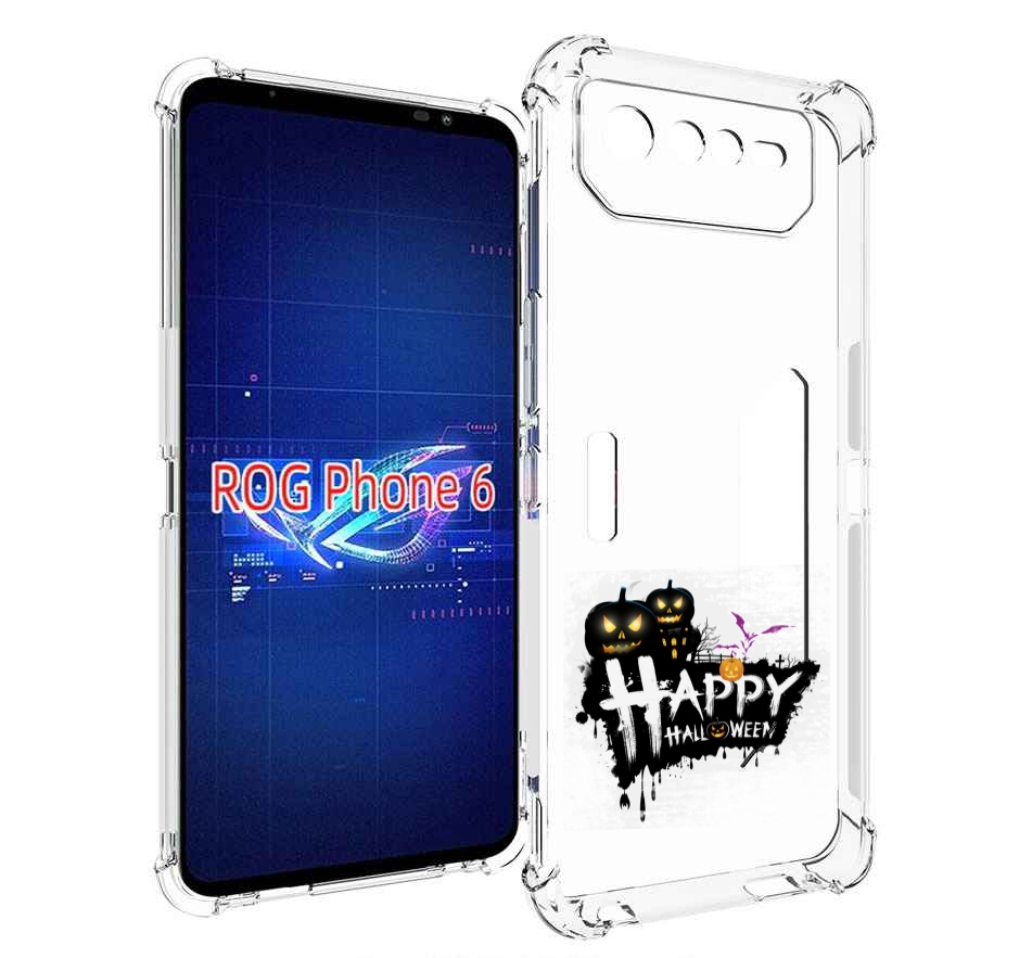 

Чехол MyPads счастливого хэллоуина для Asus ROG Phone 6, Прозрачный, Tocco