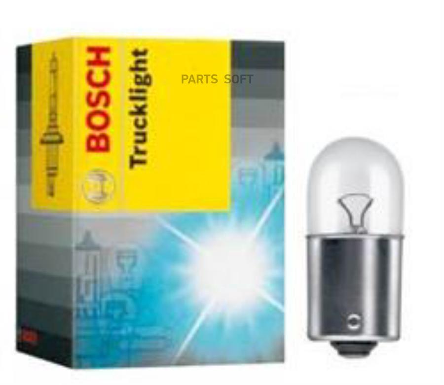 BOSCH 1987302510 Лампа накаливания сигнальная R5W BA15s Truck Light 24V 5W Картон 10 шт (ц