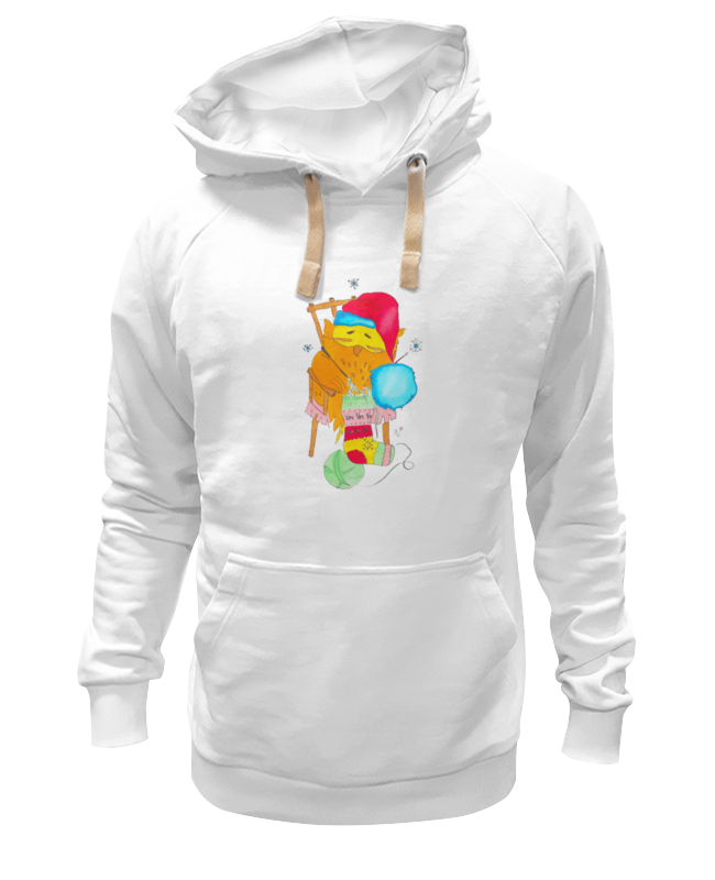 

Худи унисекс Printio Сова в колпаке белое 2XL, Белый, Сова в колпаке