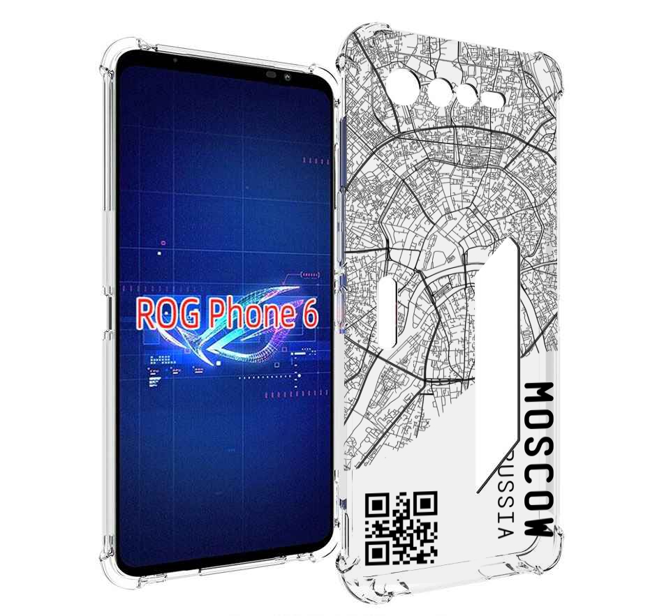 

Чехол MyPads схема-москва для Asus ROG Phone 6, Прозрачный, Tocco