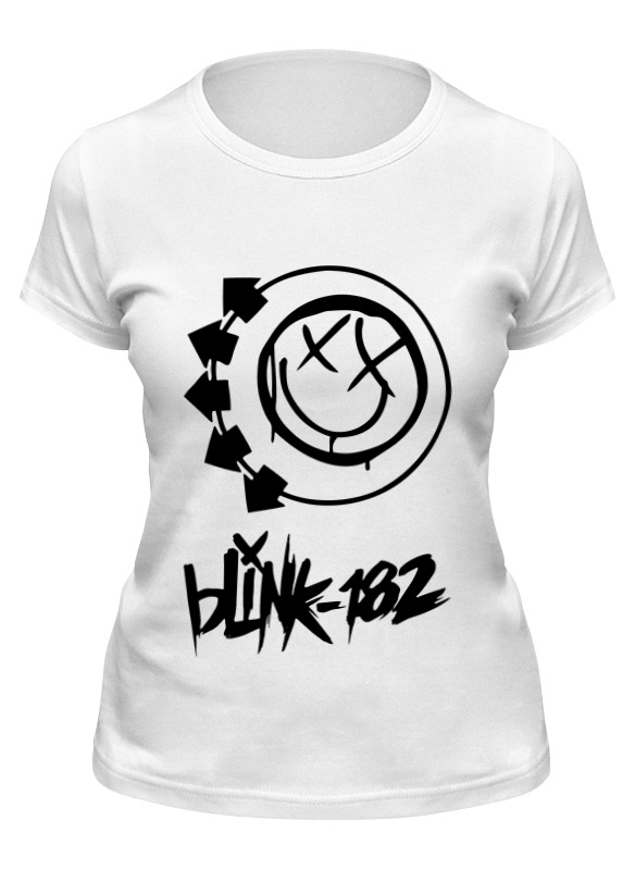 Футболка женская Printio Blink-182 белая 2XL