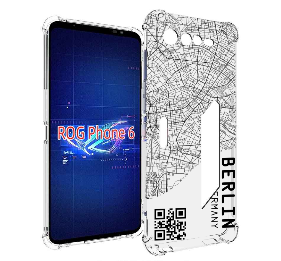 

Чехол MyPads схема-берлин для Asus ROG Phone 6, Прозрачный, Tocco