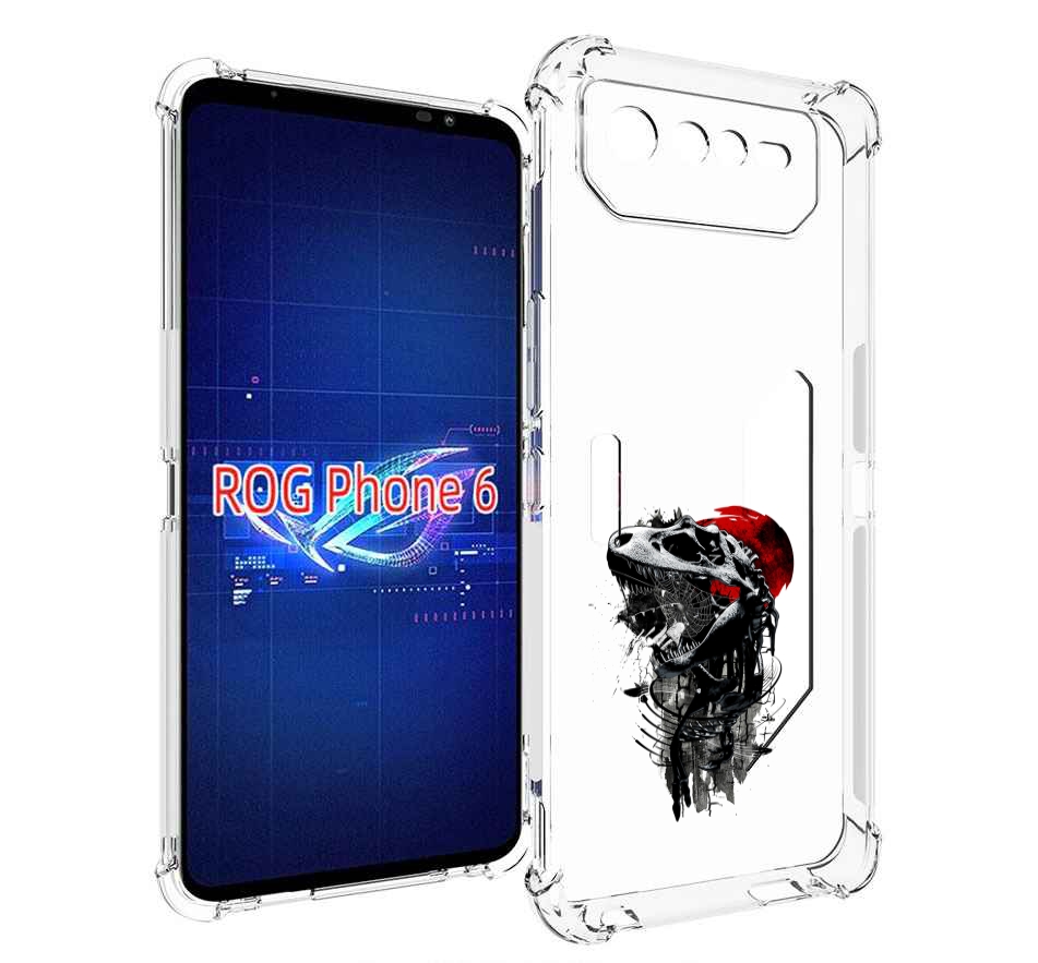 

Чехол MyPads вымерший динозавр для Asus ROG Phone 6, Прозрачный, Tocco