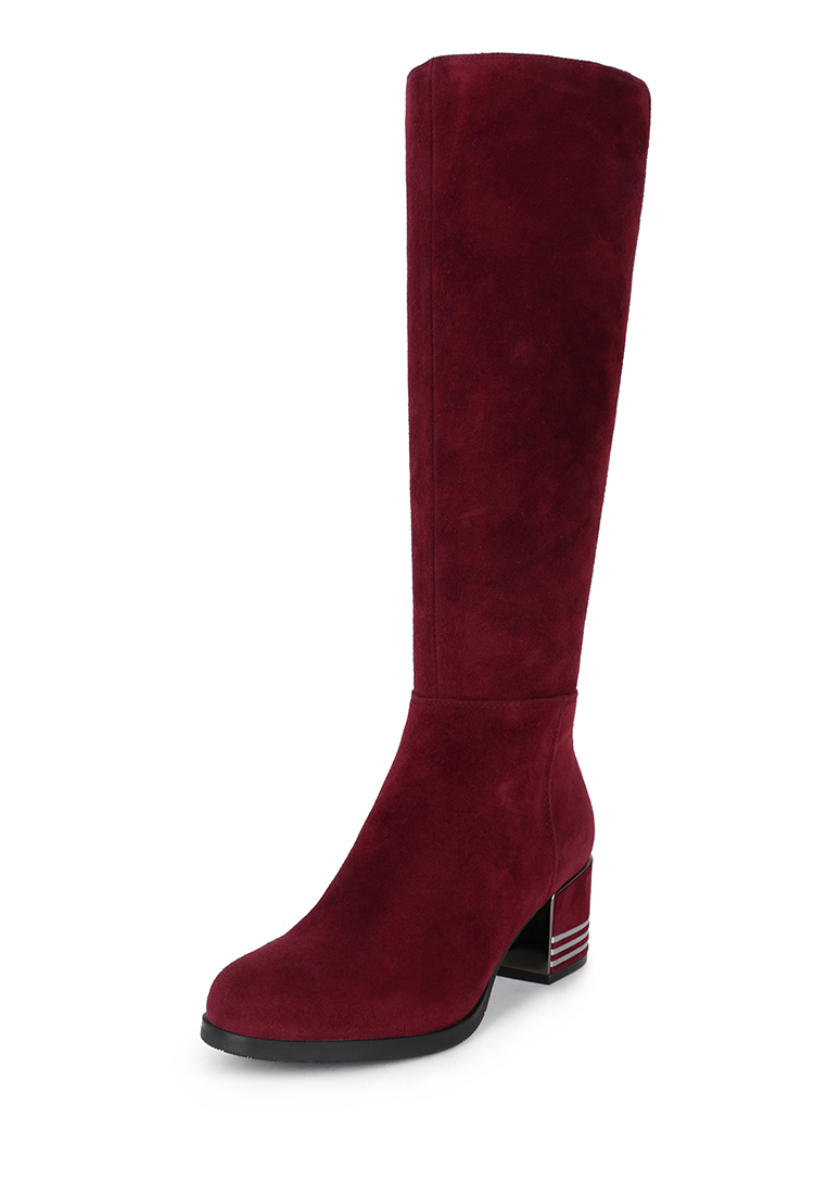 

Сапоги женские Pierre Cardin бордовые, 710018654