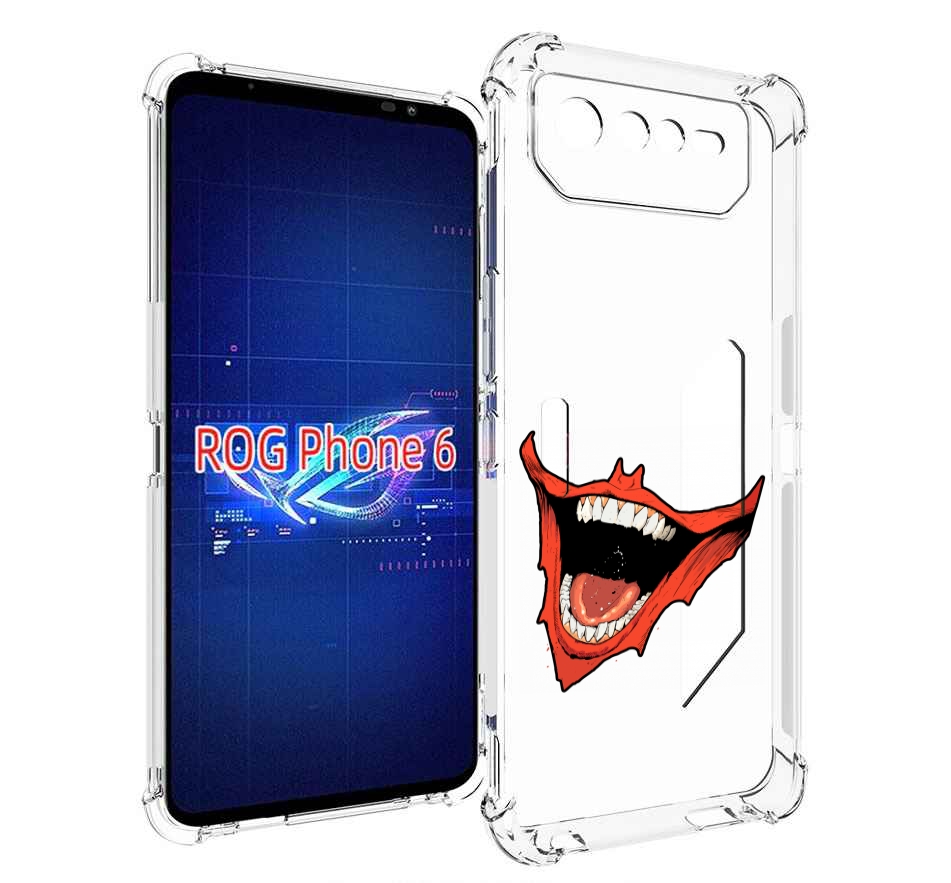 

Чехол MyPads страшная-улыбка для Asus ROG Phone 6, Прозрачный, Tocco
