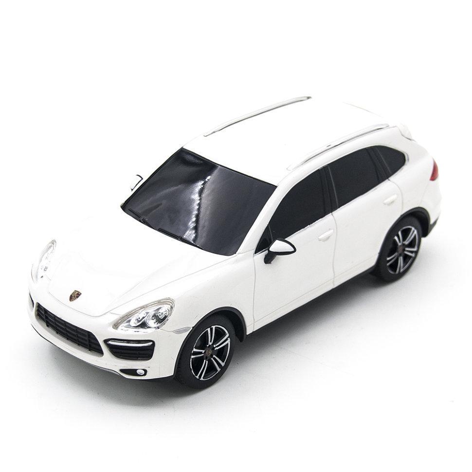

Rastar Машина на радиоуправлении 27mhz Porsche Cayenne Turbo, цвет белый, 1:24