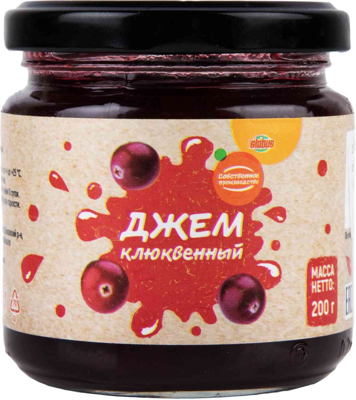 

Джем клюквенный 200 г