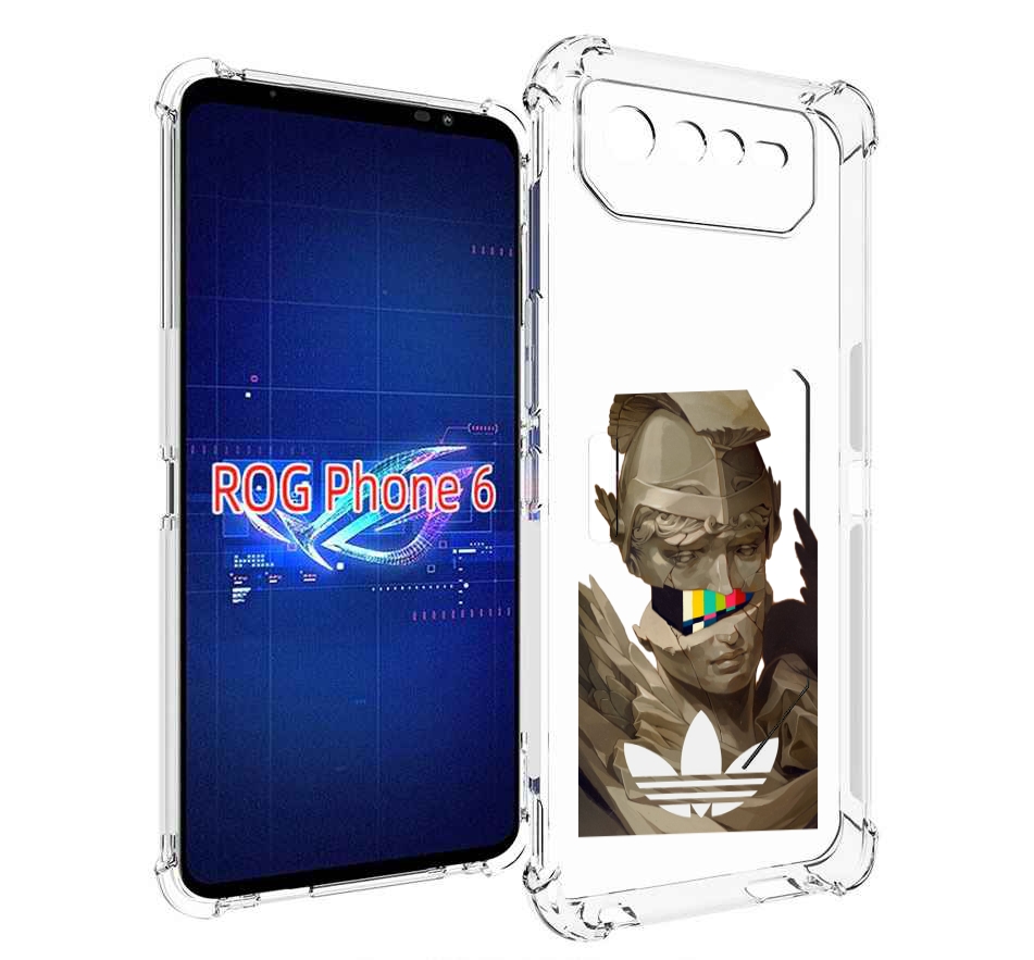 

Чехол MyPads статуя-адидас для Asus ROG Phone 6, Прозрачный, Tocco