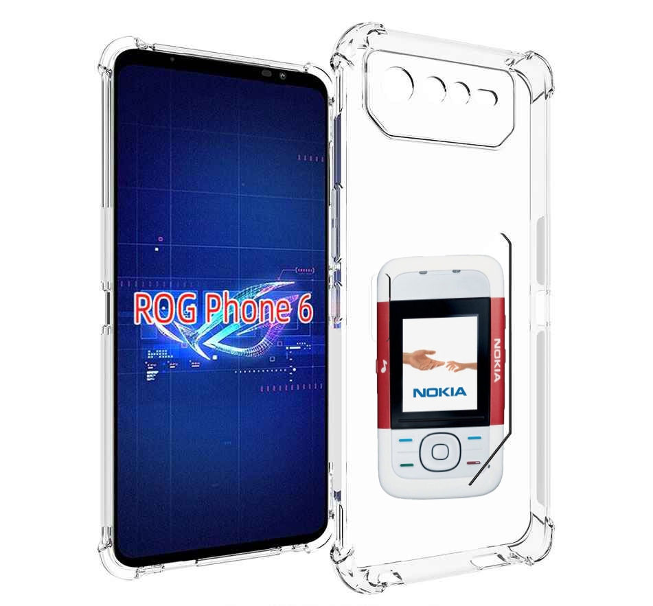 

Чехол MyPads старая нокия для Asus ROG Phone 6, Прозрачный, Tocco