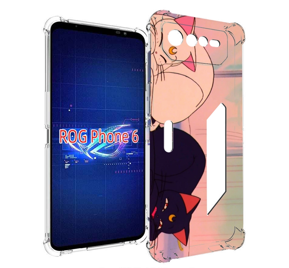 

Чехол MyPads спящие коты для Asus ROG Phone 6, Прозрачный, Tocco