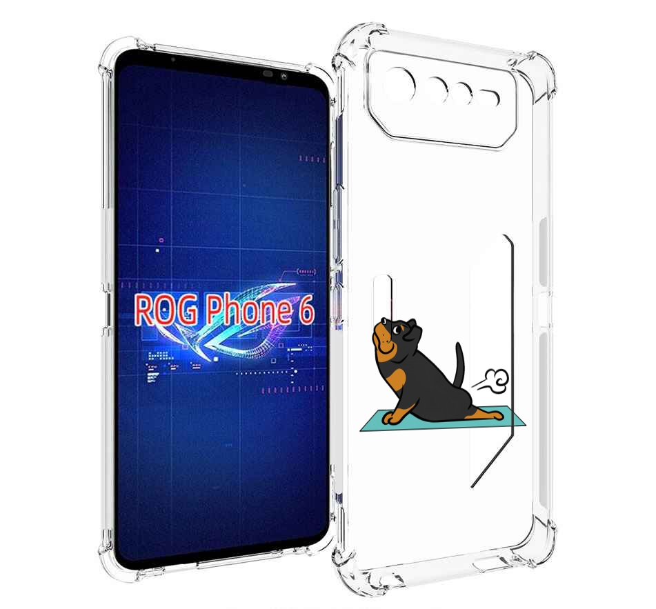 

Чехол MyPads спортивная-собачка для Asus ROG Phone 6, Прозрачный, Tocco