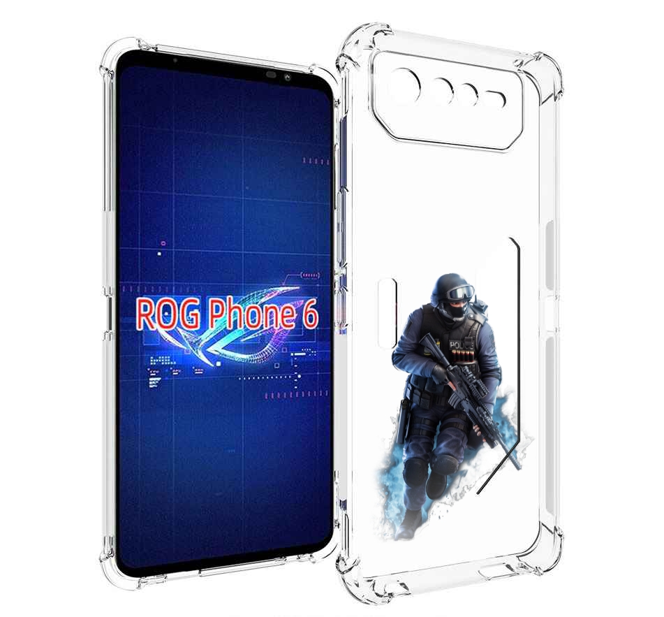 

Чехол MyPads спецназ-ксго для Asus ROG Phone 6, Прозрачный, Tocco