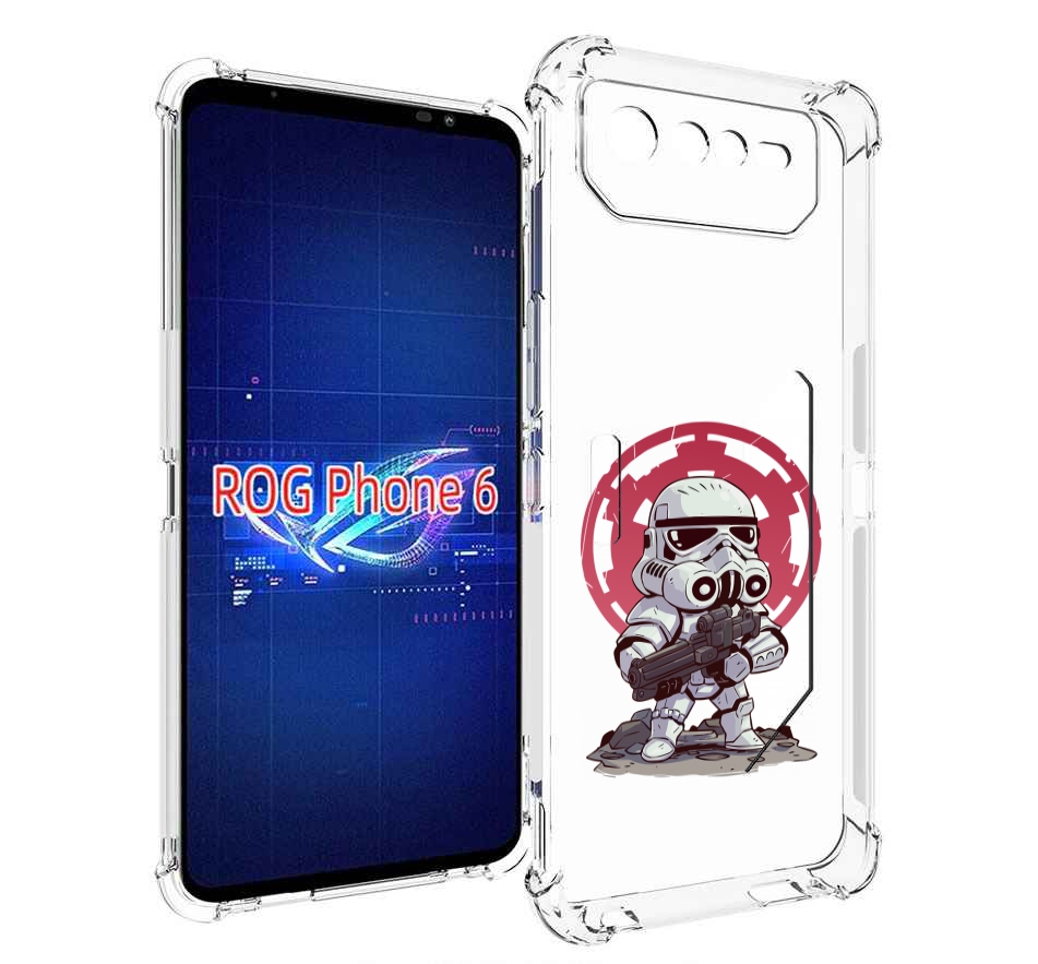 

Чехол MyPads солдат-из-старварс для Asus ROG Phone 6, Прозрачный, Tocco