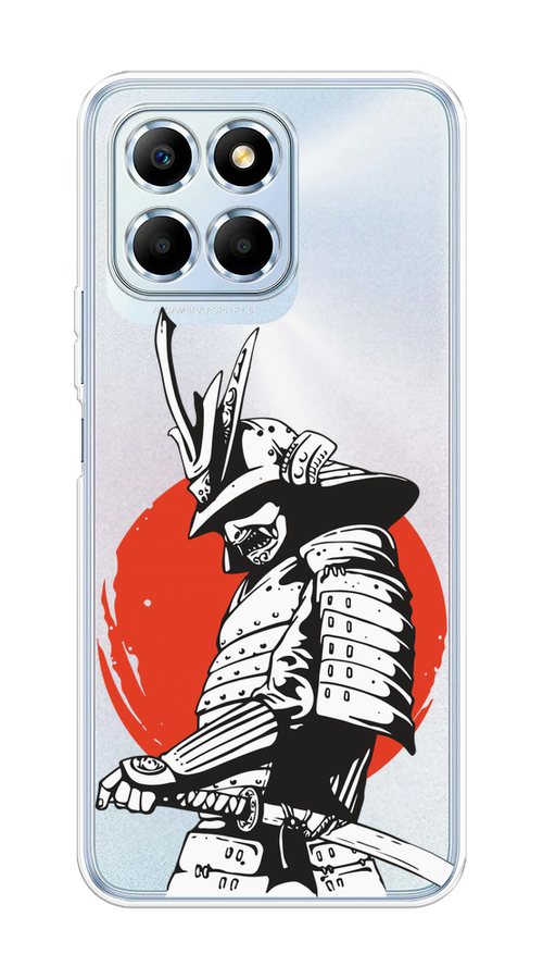 

Чехол на Huawei Honor X6/X6s "Самурай с катаной", Черный;красный;белый, 6109550-1