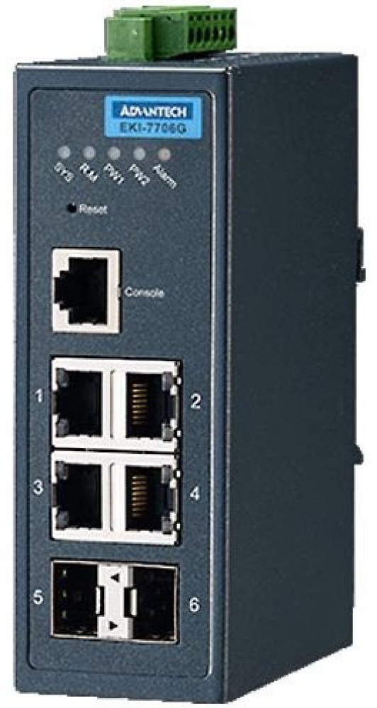 

Коммутатор Advantech EKI-7706G-2F-AE черный, EKI-7706G-2F-AE