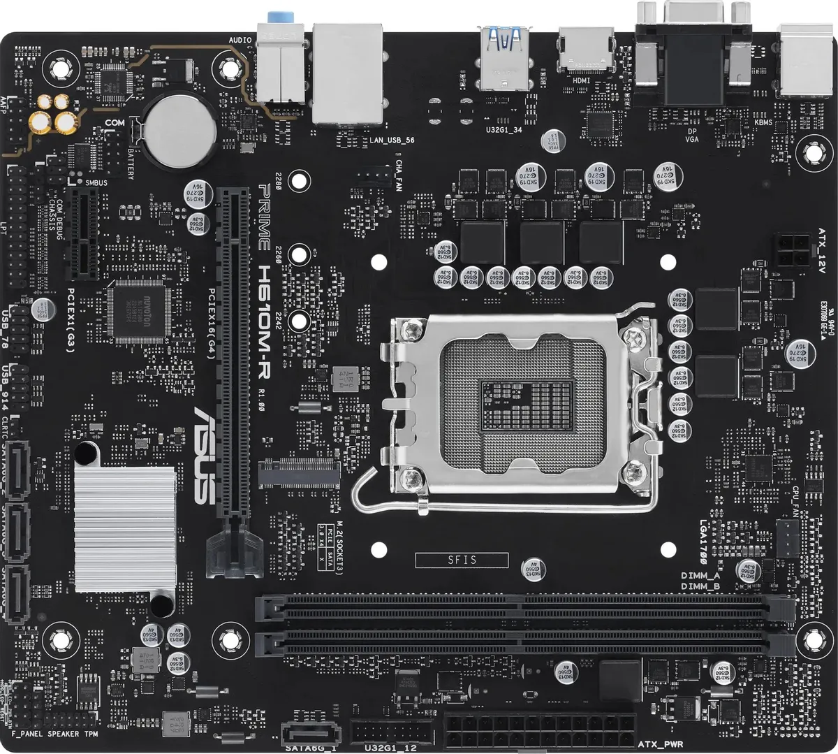 

Материнская плата ASUS PRIME H610M-R-SI, PRIME H610M-R-SI