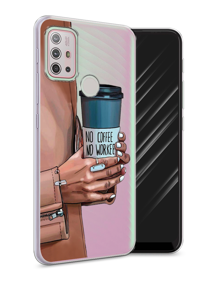 

Чехол Awog на Lenovo K13 Note / Леново K13 Note "No coffee", Коричневый;серый, 112950-7