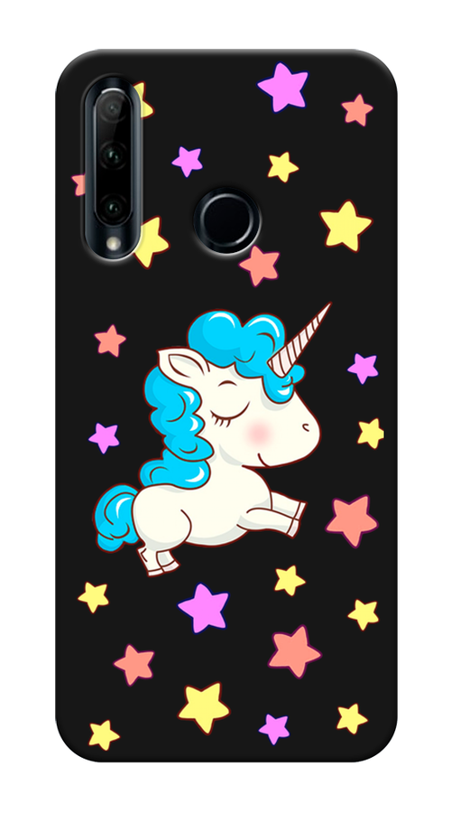 

Чехол Awog на Honor 10i "Звездный единорог", Белый;голубой;розовый, 68852-1