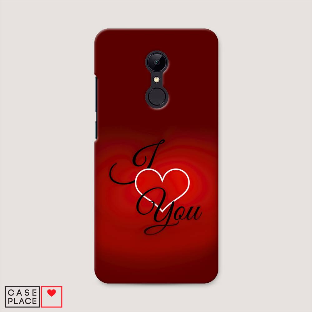 

Пластиковый чехол "I love you 3" на Xiaomi Redmi 5, 33020-5