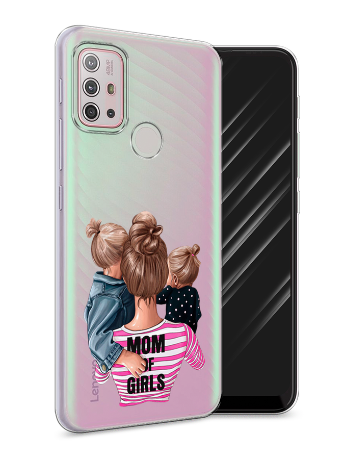 

Чехол Awog на Lenovo K13 Note / Леново K13 Note "Mom of Girls", Синий;розовый;черный, 112950-6