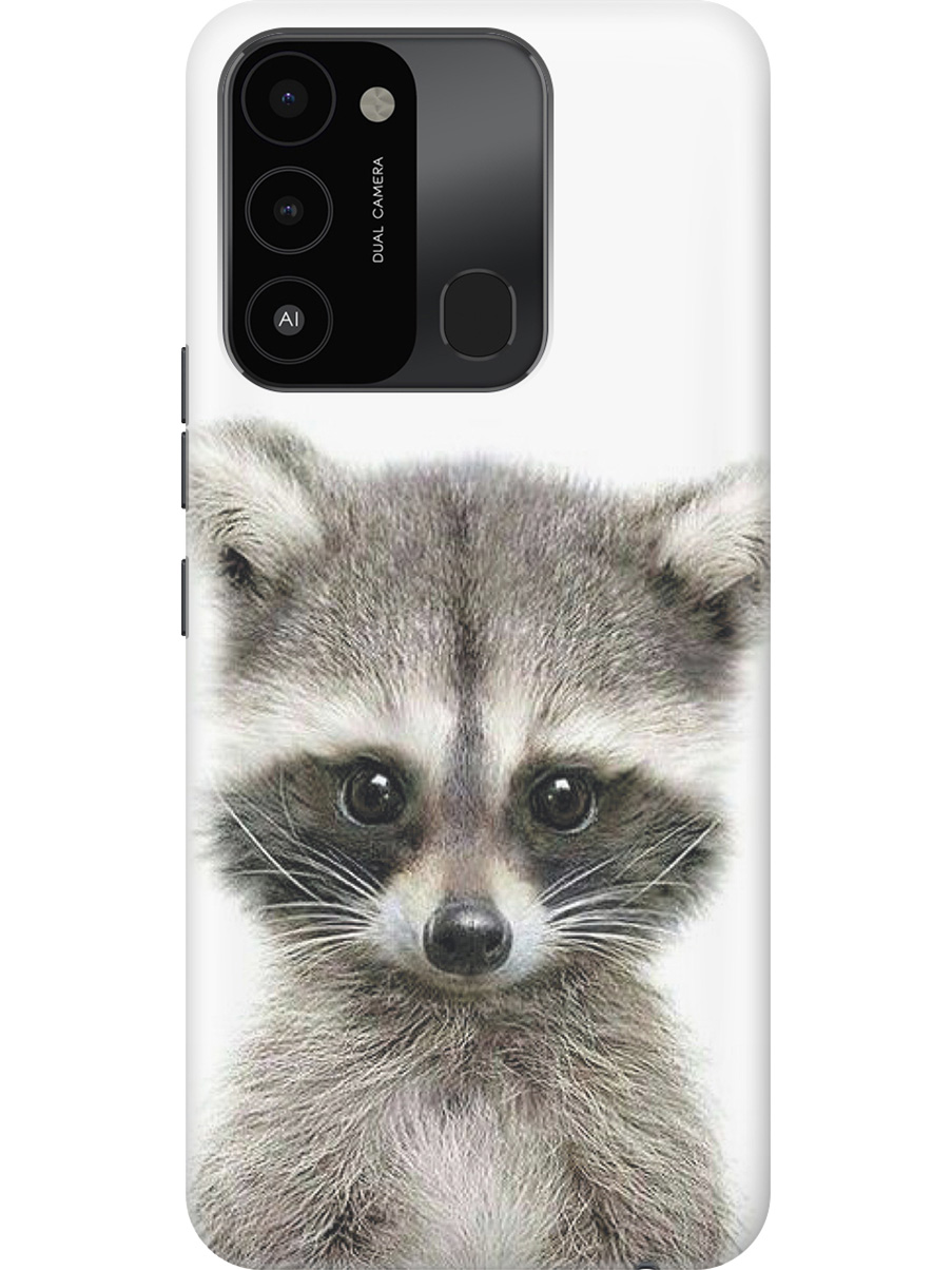 

Силиконовый чехол на Tecno Spark 8C "Кроха-енот", Бежевый;белый;серый;черный, 20001472