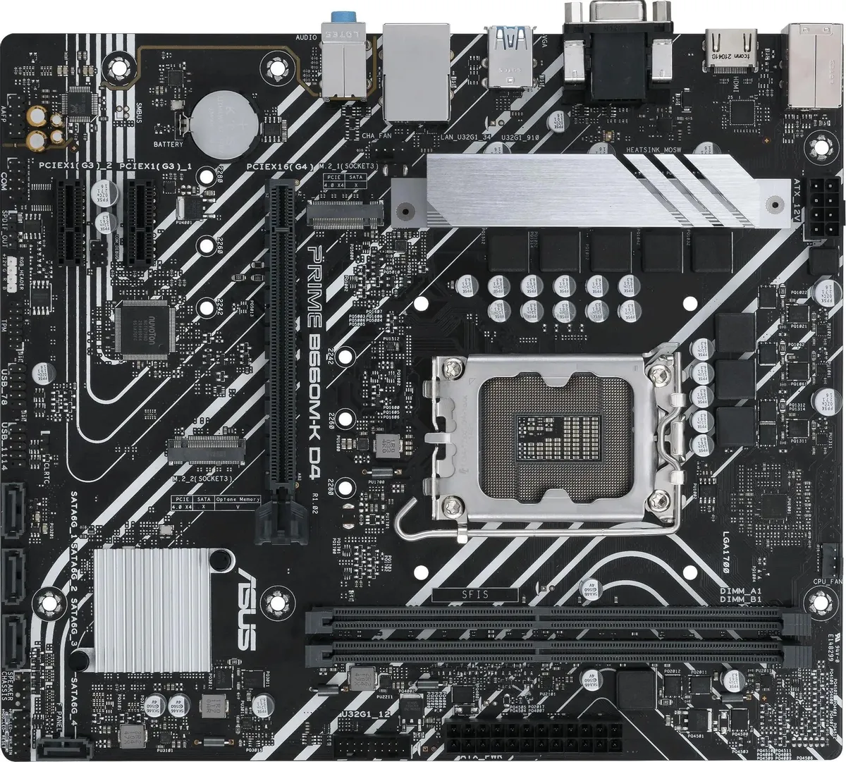

Материнская плата ASUS PRIME B660M-K D4, PRIME B660M-K D4
