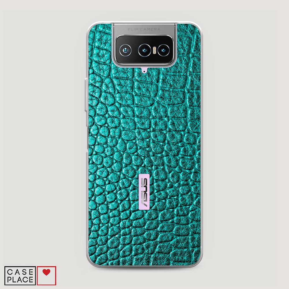 фото Чехол awog "бирюзовая змея" для asus zenfone 7 zs670ks