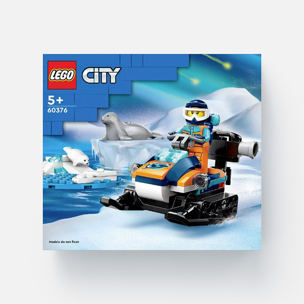 Конструктор LEGO Снегоход Исследователь Арктики, 70 деталей, 60376