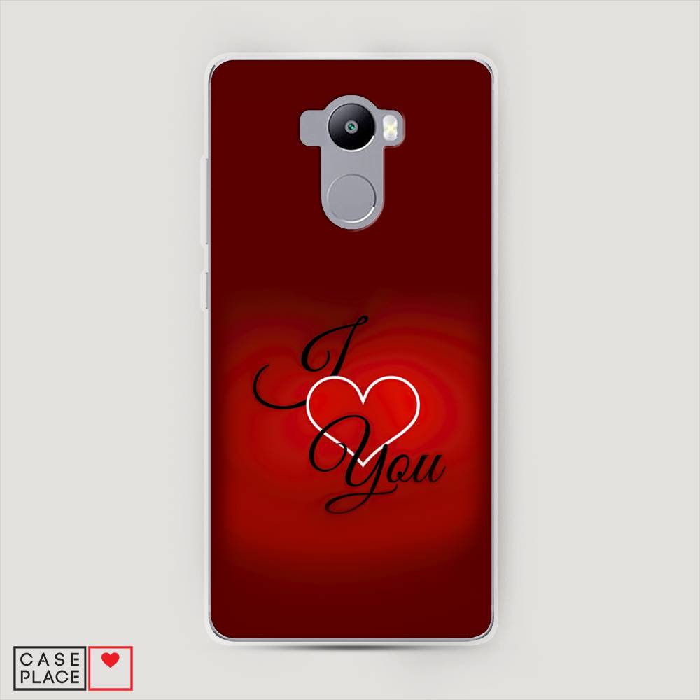 

Пластиковый чехол "I love you 3" на Xiaomi Redmi 4