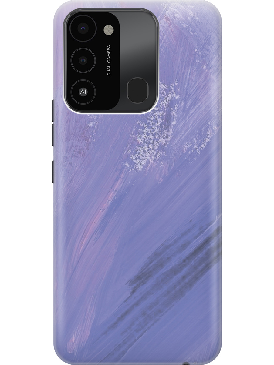 

Силиконовый чехол на Tecno Spark 8C "Сиреневые мазки", Серый;фиолетовый;черный, 20001472