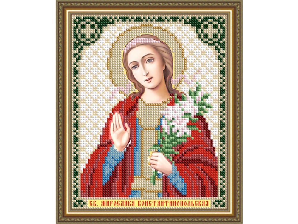 

Рисунок на ткани «Святая Мирослава Константинопольская»