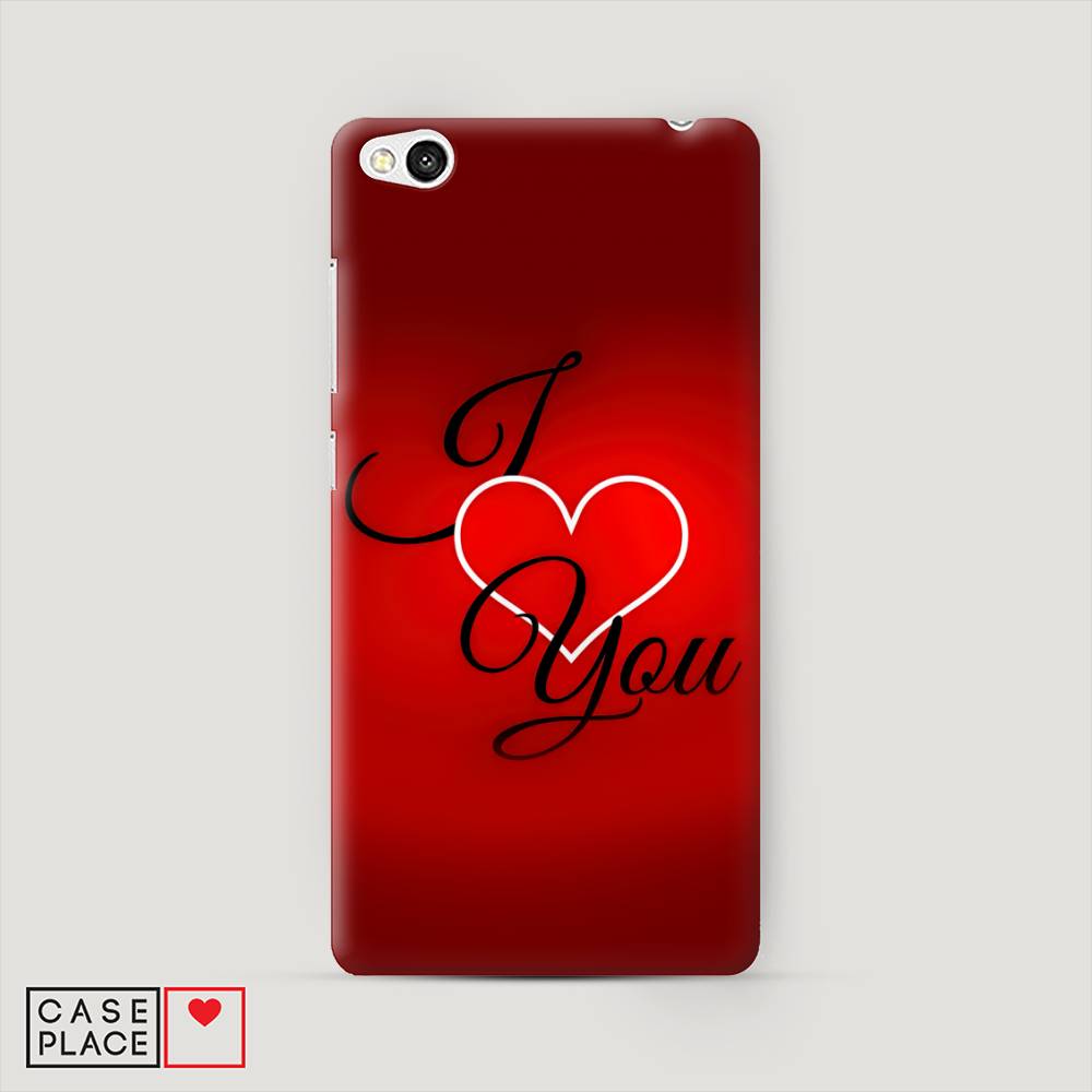 

Пластиковый чехол "I love you 3" на Xiaomi Redmi 3, 30820-5