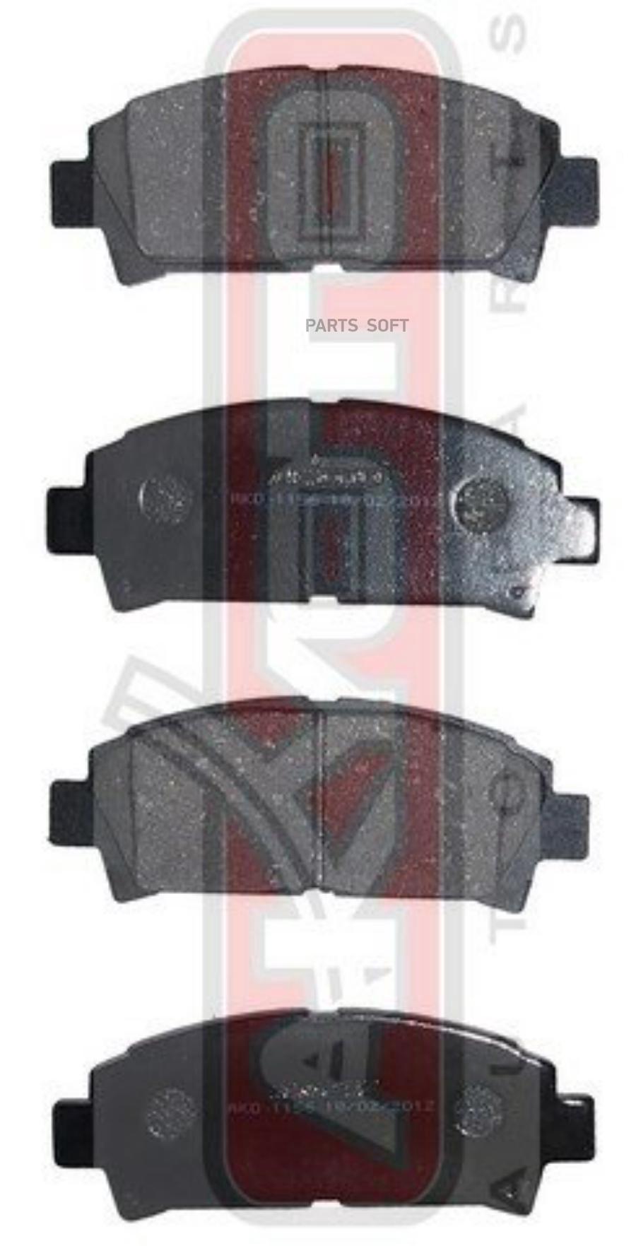 

Тормозные колодки Akyoto передние дисковые akd1156