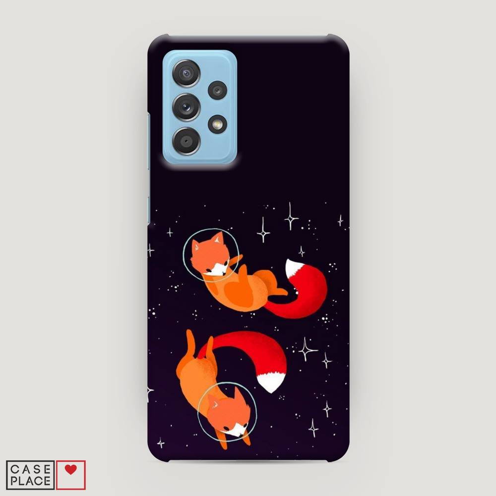 

Пластиковый чехол "Лисы космонавты" на Samsung Galaxy A52, 2102420-3