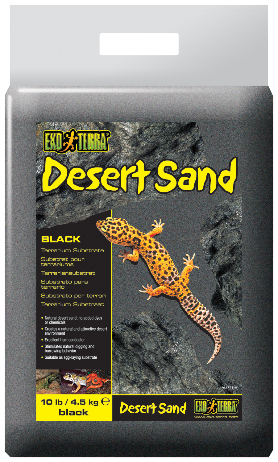 Песок для террариума Hagen Exo Terra черный 4,5 кг