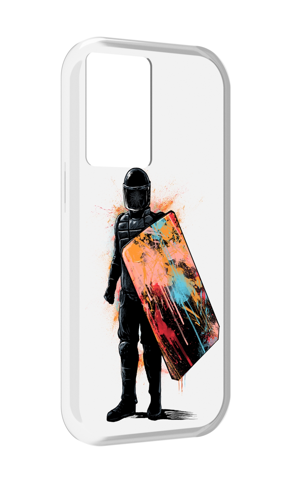 

Чехол MyPads солдат с красочным щитом для OnePlus Nord N20 SE, Прозрачный, Tocco