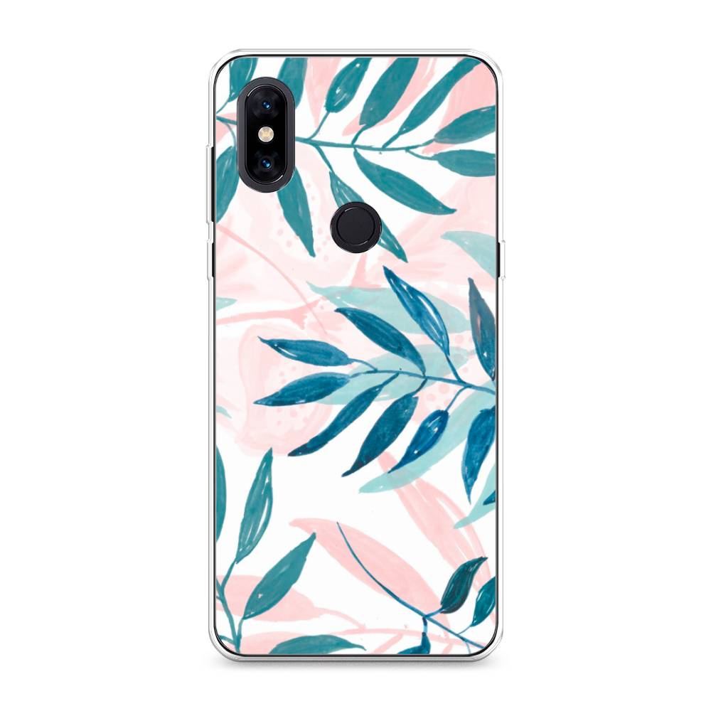 

Чехол Awog на Xiaomi Mi Mix 3 "Акварельные веточки", Разноцветный, 34950-7