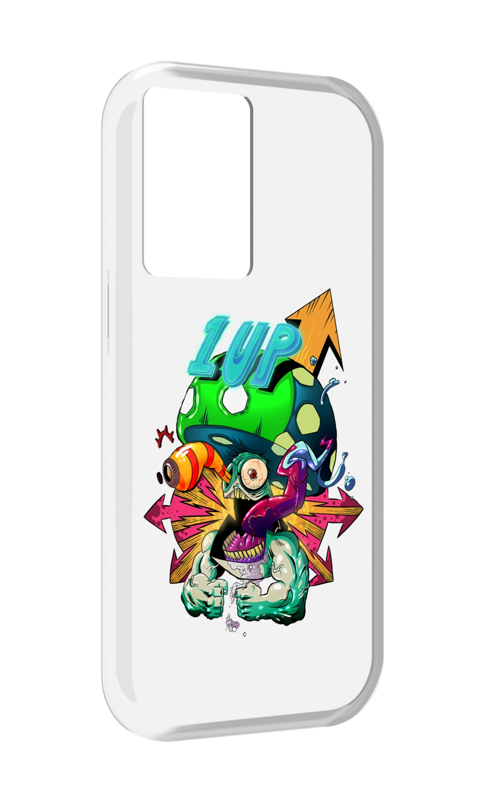 

Чехол MyPads сильный гриб абстракция для OnePlus Nord N20 SE, Прозрачный, Tocco