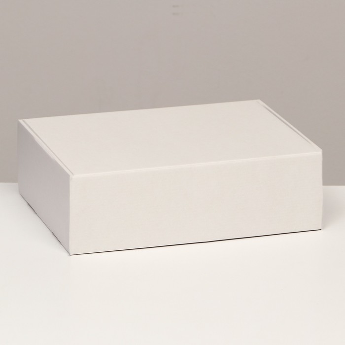

Коробка самосборная, белая, 31 х 22 х 9,5 см 5 шт., Белый