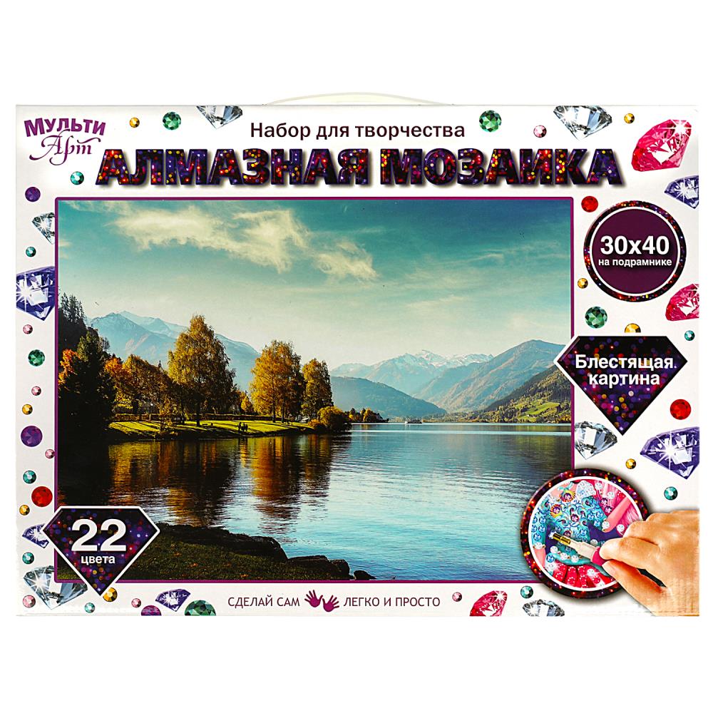 Алмазная мозаика MultiArt Пейзаж 30х40 см 1440₽