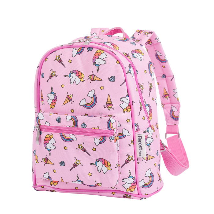 Детский рюкзак Forest kids Rainbow Unicorn, розовый, AK789679 playtoday комбинезон детский трикотажный для девочки unicorn 2 шт 12329001