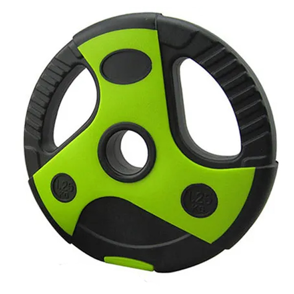 фото Cpl-200 диск пластиковый/цемент чёрный с зелеными вставками (d 26 мм.) 7,5 кг. nobrand
