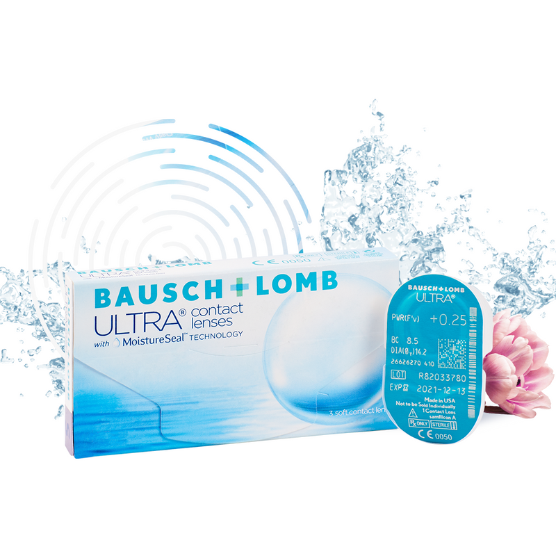 Контактные линзы Bausch Lomb Ultra ежемесячные -150 85 3 шт 2467₽