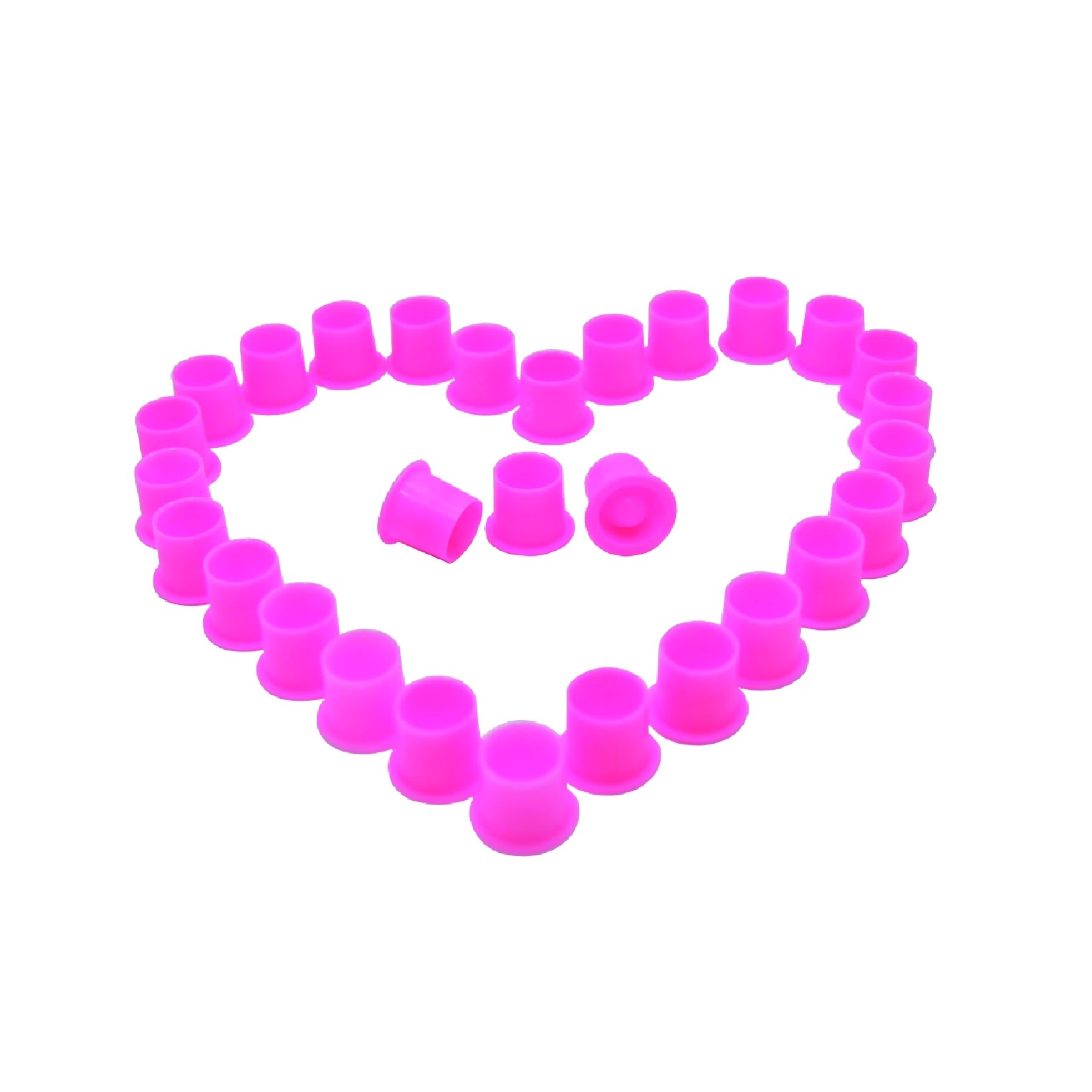 

Колпачки для краски 9мм (розовые, 100шт)