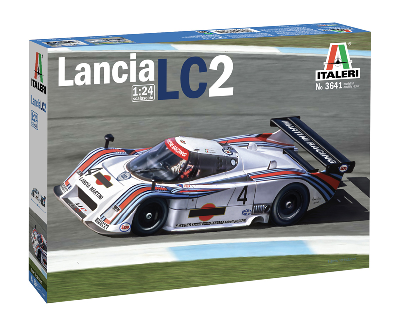 фото Сборная модель italeri 1/24 авто lancia lc2 24h le mans 1983 3641