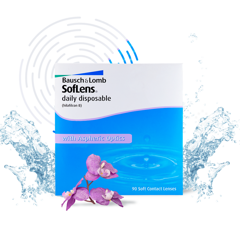 Контактные линзы Soflens Daily Disposable 90 линз -0,50