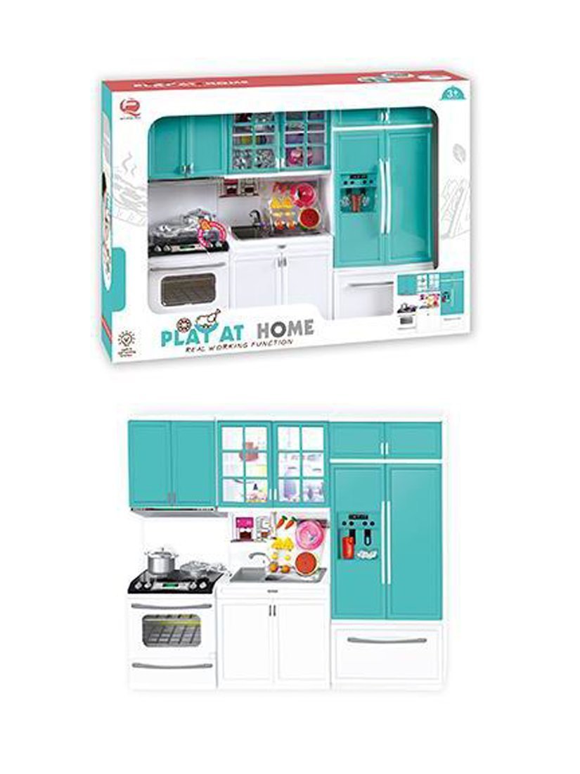 фото Игровой набор наша игрушка кухня qf26210g, 46 предметов