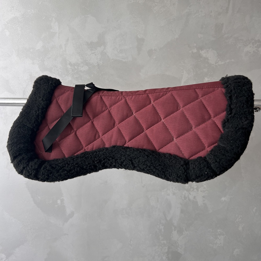 

Меховой амортизатор HORSETEX classic на седло 16,5-17, вишневый/черный, Розовый;черный, classic